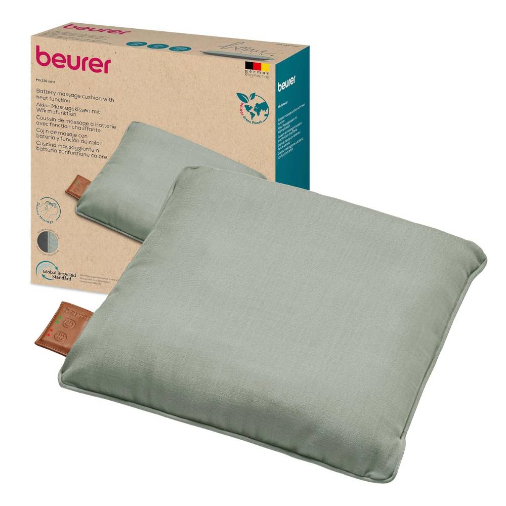 Avis Ikibook – Coussin de massage avec fonction chauffante Beurer en polyester, confort premium pour détente et lecture