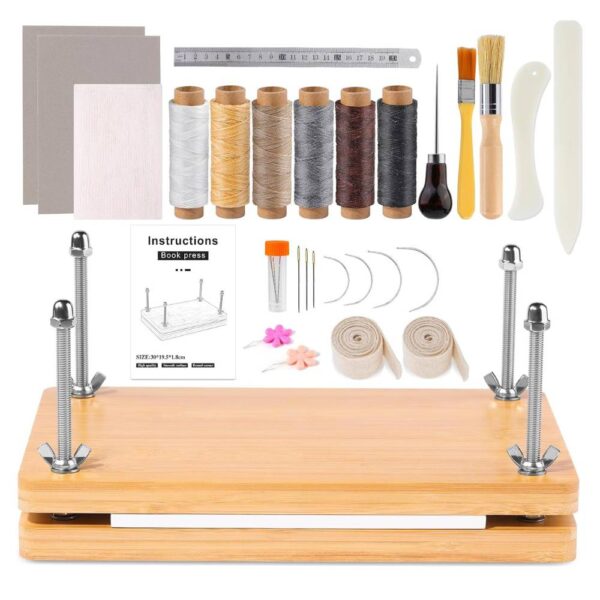 Avis Ikibook – Kit de reliure de livres Wamkon, coffret créatif pour réparer et personnaliser ses carnets