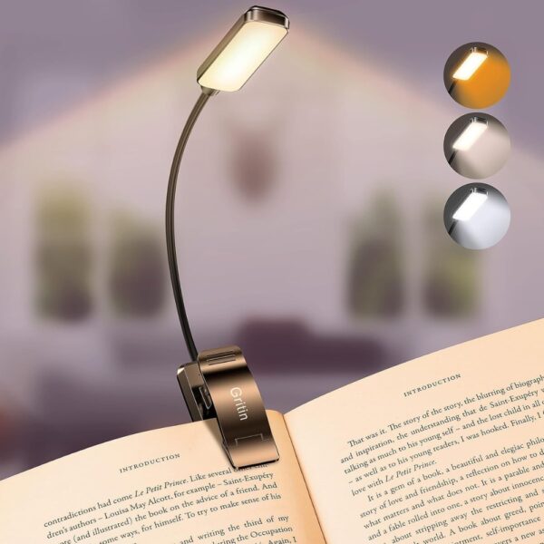 Avis Ikibook – Lampe de lecture rechargeable LED Gritin (produit)