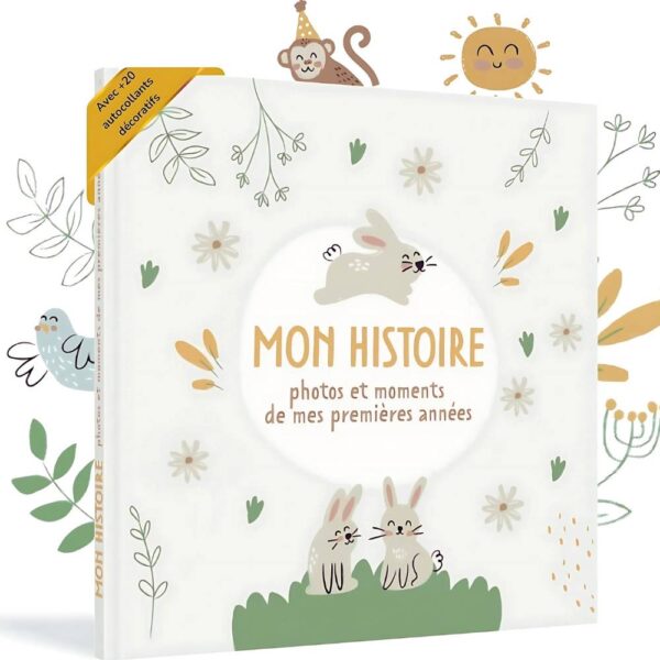 Avis Ikibook – Livre de Naissance Bébé HuBorns, album souvenirs à compléter pour conserver les premiers instants d’un enfant