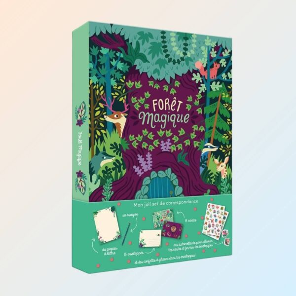 Avis Ikibook – Ma papeterie créative Forêt magique Auzou, coffret féérique et créatif pour stimuler imagination et écriture