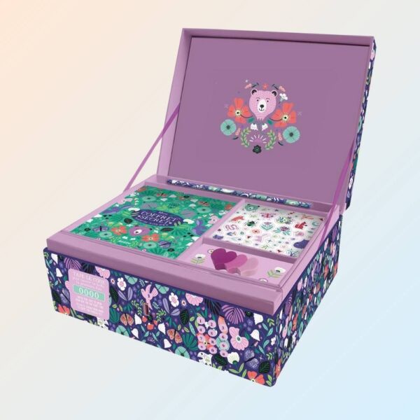 Avis Ikibook – Ma papeterie créative, coffret secret Auzou, kit papeterie ludique et créatif pour enfants