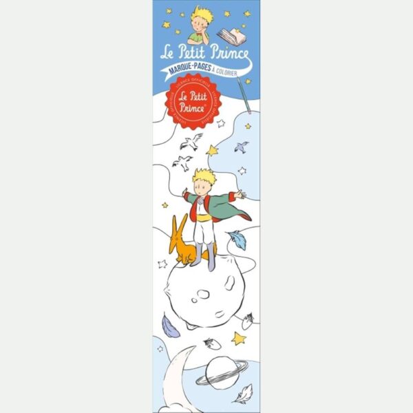 Avis Ikibook – Marque-pages Le Petit Prince à colorier Fleurus, papier cartonné solide et motifs poétiques à personnaliser