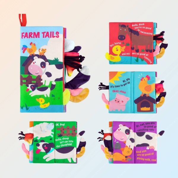 Avis Ikibook – Mon Petit Livre d’activités interactif Beiens, livre en tissu éducatif pour éveil sensoriel et motricité des enfants