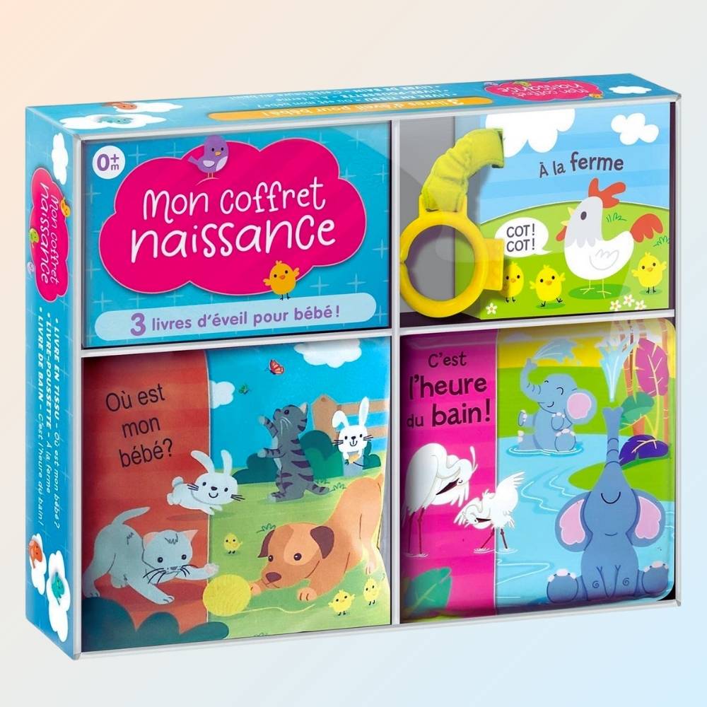 Avis Ikibook – Mon coffret naissance Crackboom, coffret avec album et accessoires pour conserver les souvenirs de l’arrivée de bébé