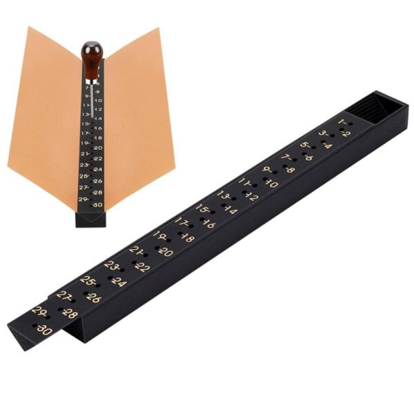 Avis Ikibook – Outil de perforation pour reliure NBEADS, accessoire en bois robuste pour projets DIY et carnets